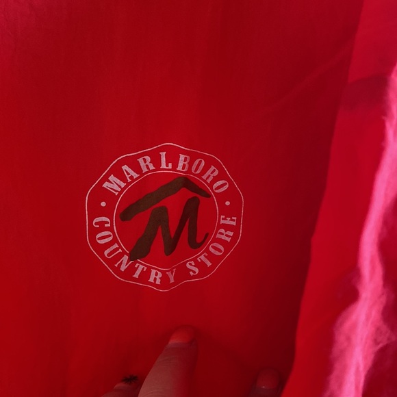 Marlboro Vintage Nylon Pullover Jacket~ Size XL adult - Picture 2 of 5